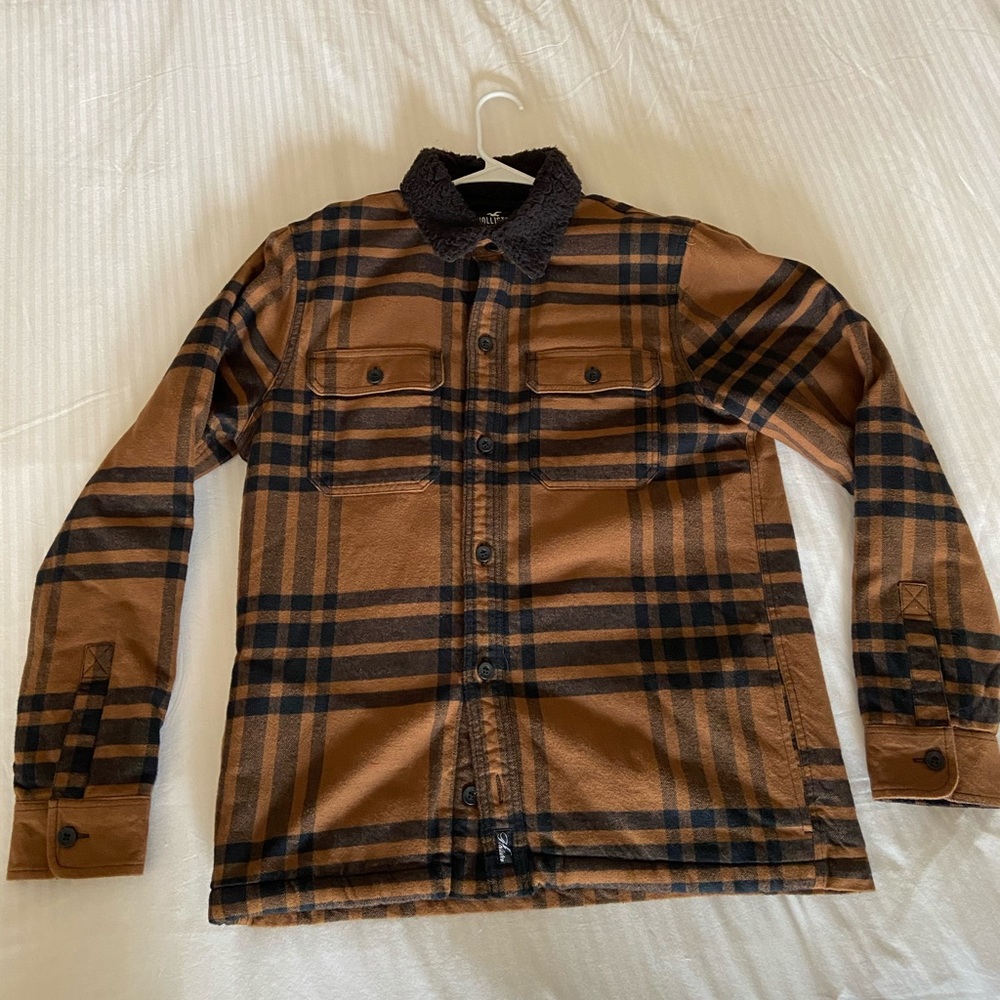 Hollister Fur Collar Coat